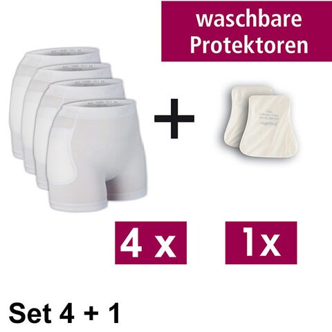suprima Protektor-Set 1499, 4 x Slip plus 1 x Protektoren, unisex