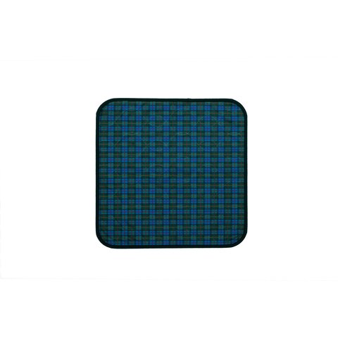 suprima Stuhlauflage 3700, Karo-blau-grün, 45 x 45 cm