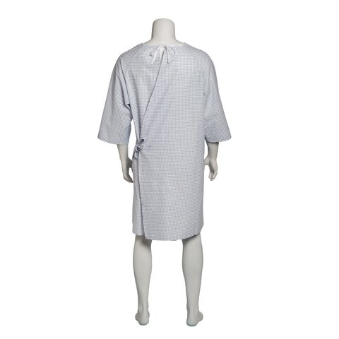 suprima Pflegehemd 4064 weiß, 3/4 Arm, unisex, bedruckt, Einheitsgröße