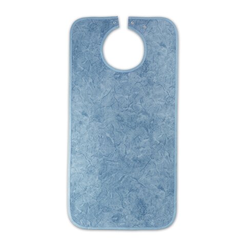suprima Ess-Schürze-Polyester 5576, Druckknopf, batik blau, 90 x 46 cm